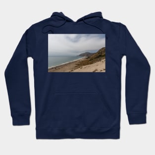 Scenic aerial Pacific coast vista near Point Mugu, California Hoodie